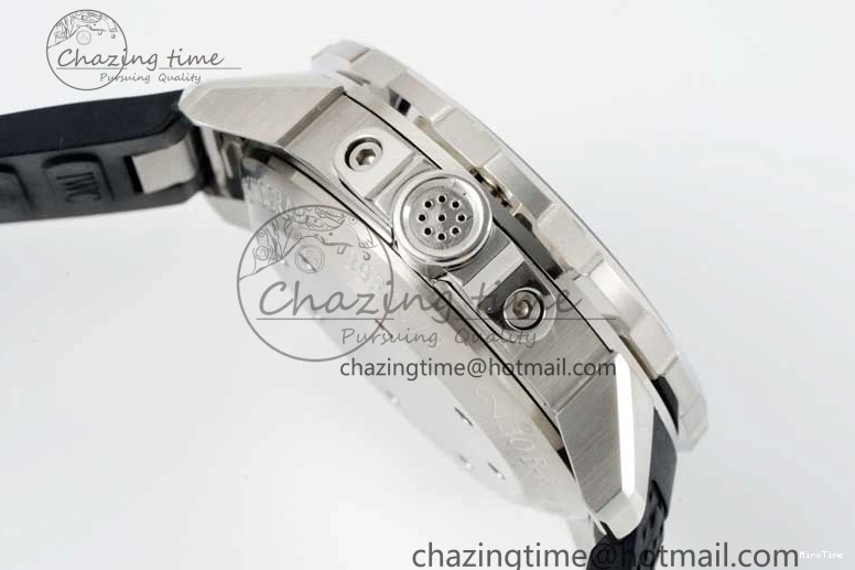 MIROTIME 0425 Aquatimer Chrono SS RSF 1:1 Best Edition Black Dial on Black Rubber Strap A EyeCatching 7073